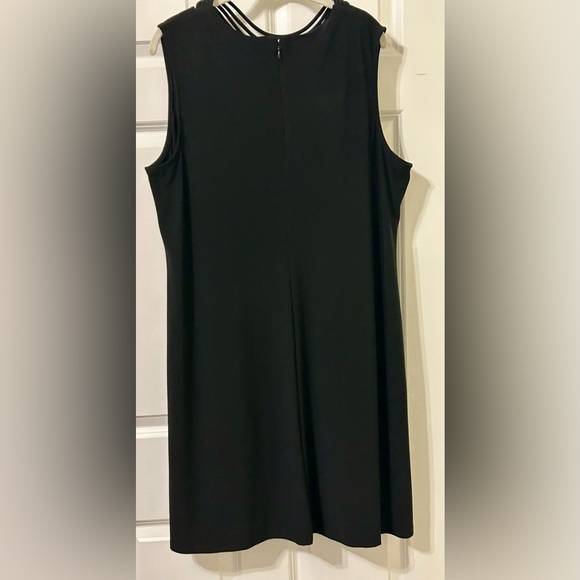 NorthStyle long black boatneck sleeveless dress size 1X - Picture 2 of 5